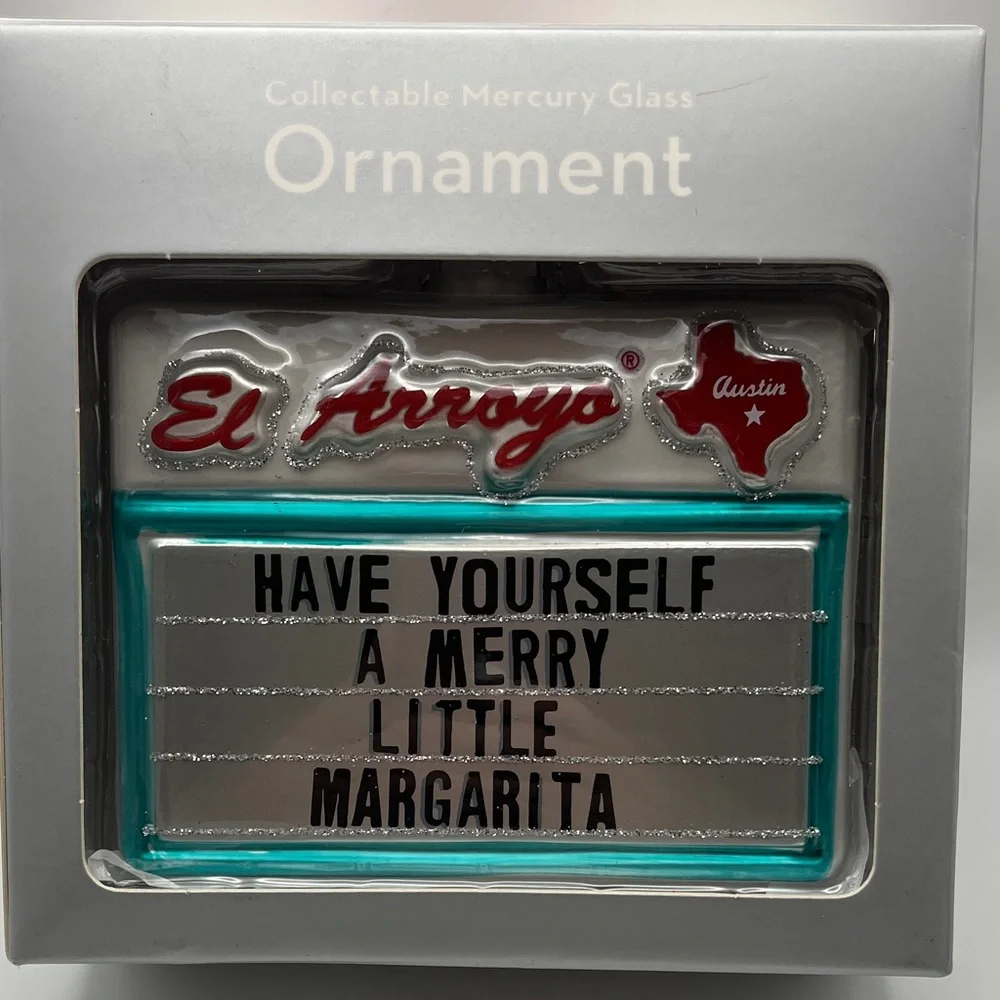El Arroyo Collectable Mercury Glass Ornament